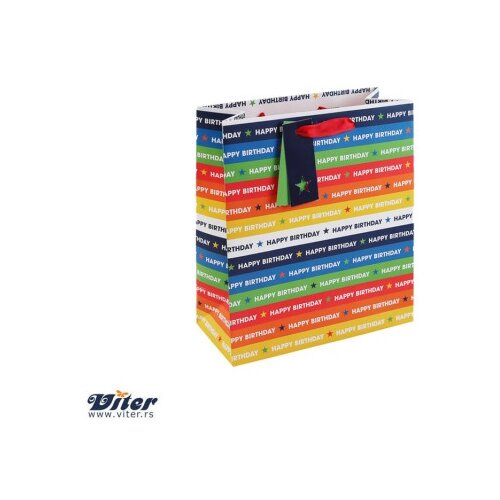 Viter kesa happy birthday stripe m ( 32280-3 ) Cene