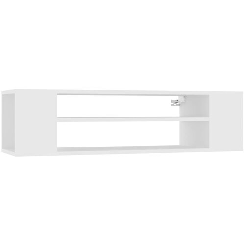 Maison Chic Viseča TV omarica - TV enota - Televizijska omarica bela 100x30x26,5 cm iverna plošča, (21700503) Cene