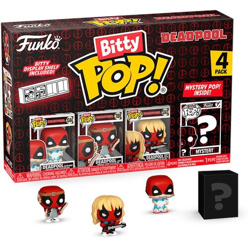 Funko Blister 4 figures Bitty POP Marvel Deadpool Sleepover Cene