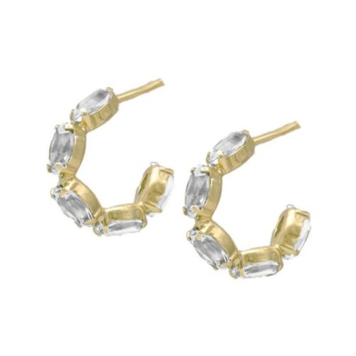Victoria Cruz arisa crystal gold mindjuše sa swarovski kristalima ( a4136-07dt ) Cene