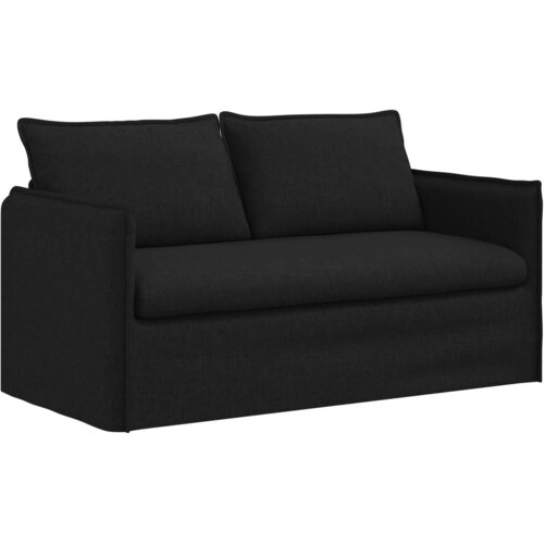 SOFA Crna 156 x 82 x 85 cm tkanina Slike