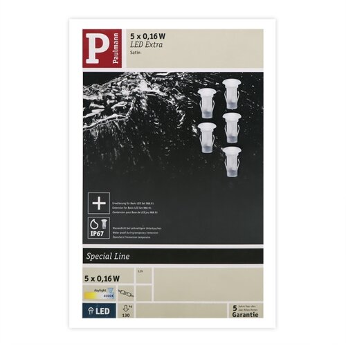 PAULMANN 98892 - Komplet za pro&amp;scaron;irenje 5X LED/0,16W IP67 ugradna svetiljka MICRO 12V Slike