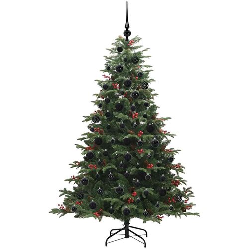  Umjetno božićno drvce Zelena 180 cm PVC i Metal i Plastika Slike