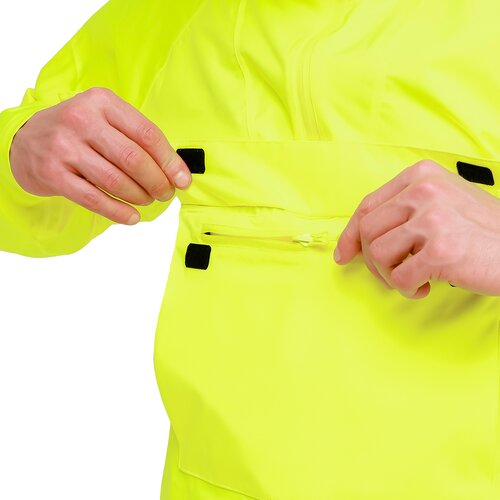 GymBeam men&amp;lsquo;s rain smock jacket citric Slike