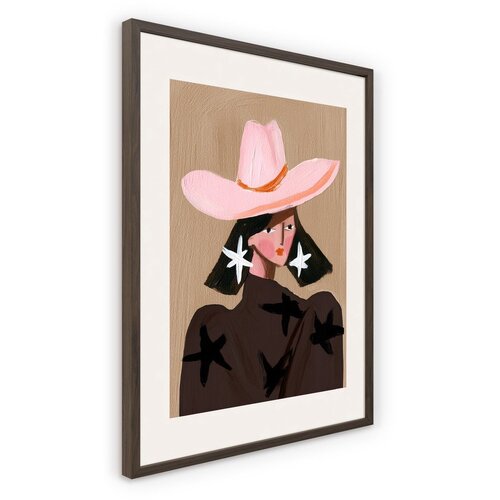 Styler Tiskana slika s okvirom 50x70 cm Cowgirl &ndash; Cijene