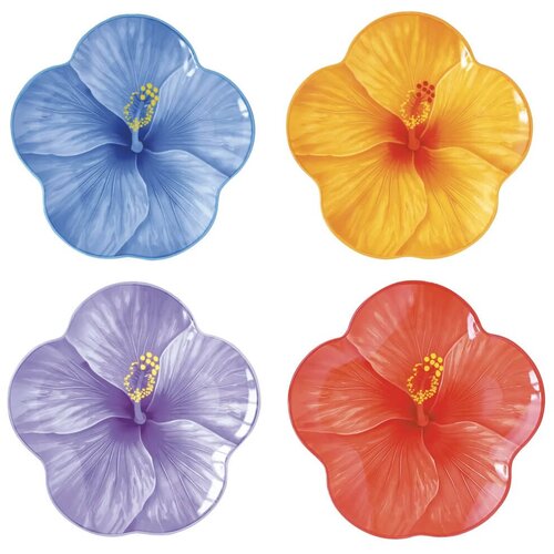 Easy Life Set desertni krožnik Bouquet 21cm / 4 kos / več vzorcev / porcelan, (5000267769) Cene