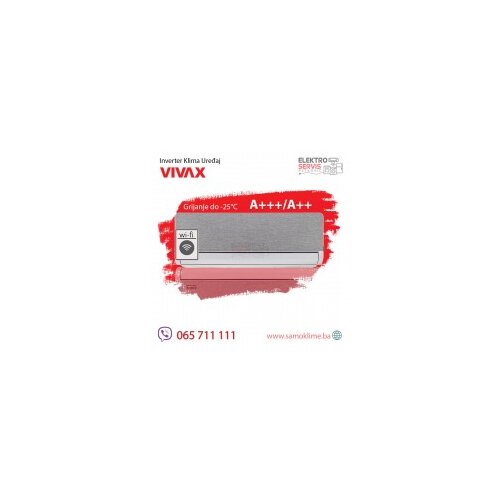  Inverter klima uredjaj Vivax APC-18CH50AEHI Silver -25C Cijene