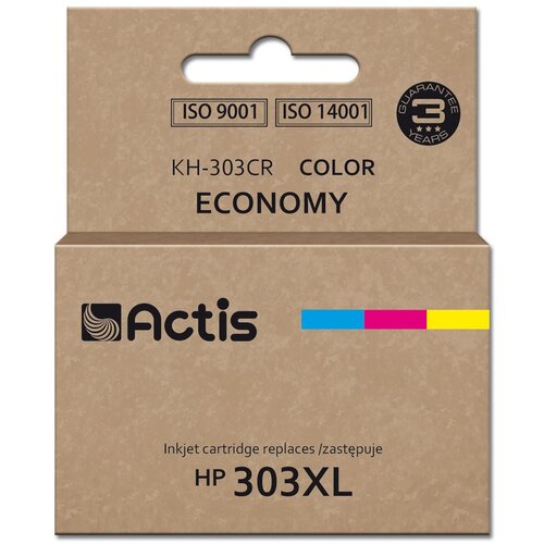 Actis KH-303CR Ink (replacement for HP 303XL T6N03AE; Premium; 18ml; 415 pages; color: cyan, magenta, yellow) Cijene