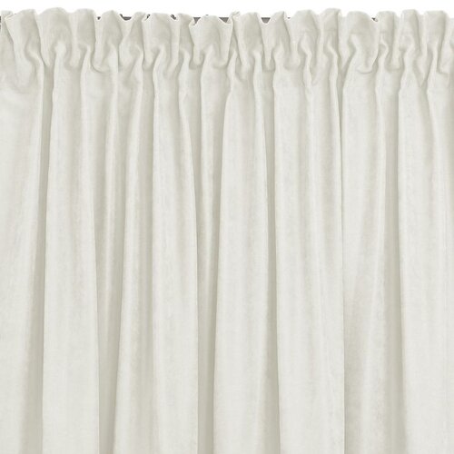  Curtain MILANA color creamy style classic dragon tape transparent 7.5 cm with fringe 3 cm chenille 280x270 HOMEDE Cijene