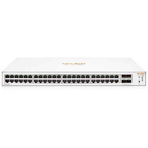 HP HPE Aruba Networking Aruba Instant On 1830 48G 24p Class4 PoE 4SFP 370W Managed L2 Gigabit Ethernet (10/100/1000) Power over Ethernet (PoE) 1U Slike