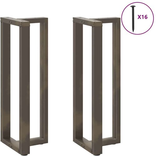  Noge barski stol T-oblika 2 kom 40x35x(110-111) cm čelik Slike