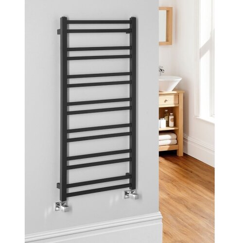 Sapho kupaonski radijator metro dos 110x50 cm mat crne boje Slike