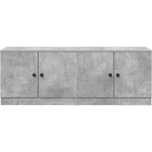  za krevet s vratima 2 pcs Betonska siva 66 x 35 x 48 cm Slike