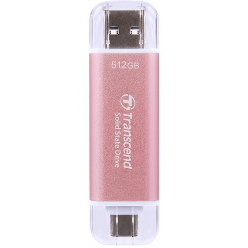 Transcend TS512GESD310P 512GB, portable ssd, ESD310P, usb 10Gbps, type c/ a, pink Cene