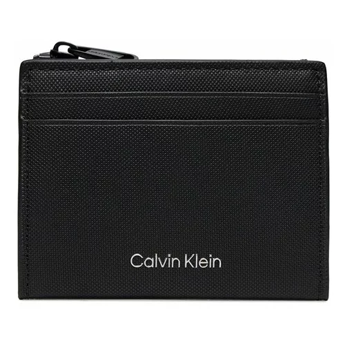 Calvin Klein Etui za kreditne kartice Ck Must 10Cc Cardholder W/Zip K50K511282 Črna