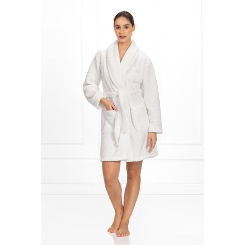 Momenti Per Me Delicate bathrobe Ecru Ecru Slike