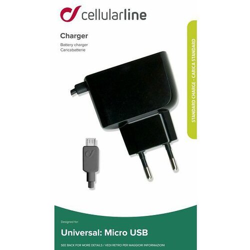 Cellular Line telefon kućni punjač MICROUSB1 crni Slike