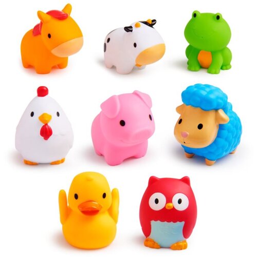 Munchkin Bath Farm Bath Squirts igračka za vodu 9 m+ 8 kom Slike
