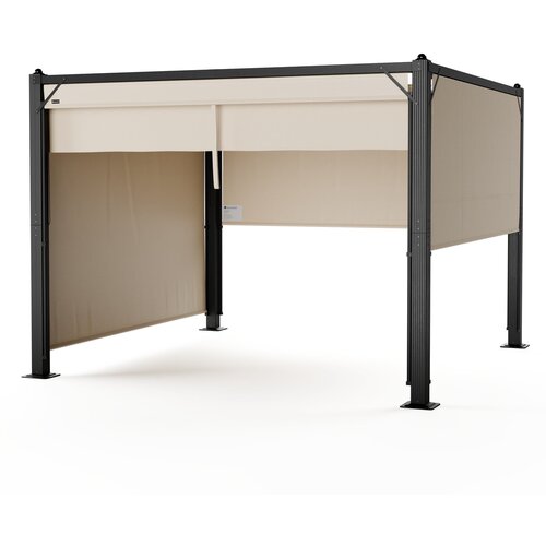 Blumfeldt Pantheon Cortina paviljon 3x3 m | odporen na vremenske vplive | aluminij | prašno lakiranje | roloji Cene