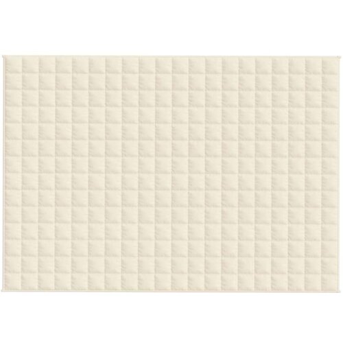 VidaXL Te&amp;scaron;ka deka svijetla krem 135x200 cm 10 kg od tkanine Slike