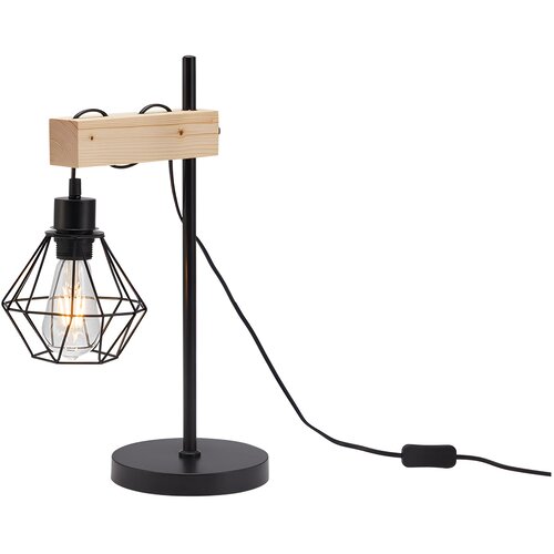Braytron Stona Lampa E27 Drvo BV02-00025 Slike