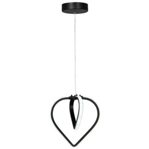 VISILICA Črna kovinska LED viseča svetilka ø 22 cm Sevinc – Cene