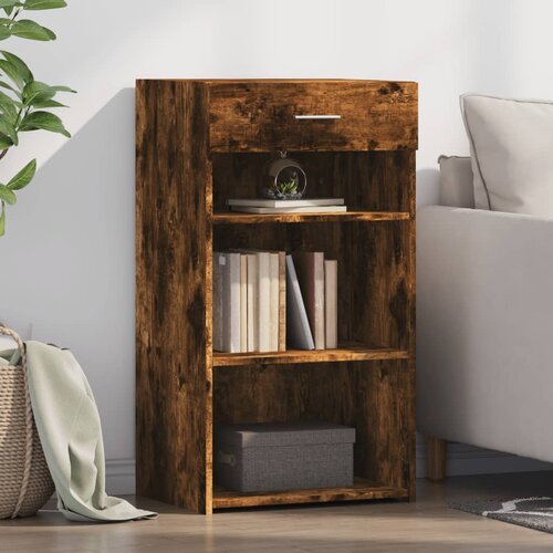 VidaXL Komoda boja dimljenog hrasta 50x42,5x93 cm konstruirano drvo Slike