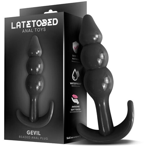LATETOBED Gevil vtič anal v črnem sidrišču, (21077600) Cene