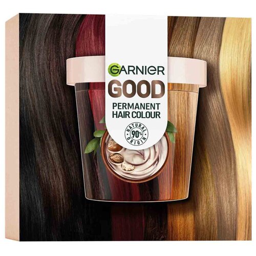 Garnier Barve za lase Starterset f&amp;uuml;r dauerhafte Haarfarbe Good - 9.1 Vanilla Kostanjeva Slike