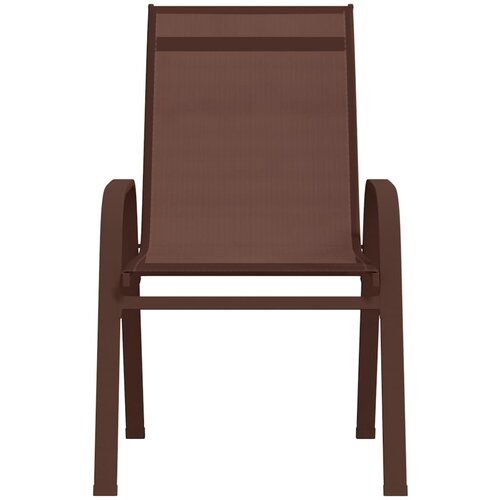 Maison Chic Vrtni stoli - Stol za vrt 2 kosa rjav tekstil JS1240, (21878732) Cene