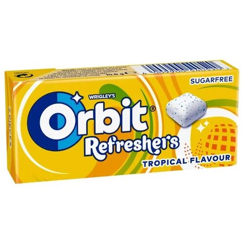 Orbit Žvake Refreshers Tropical, 15.6 g Slike