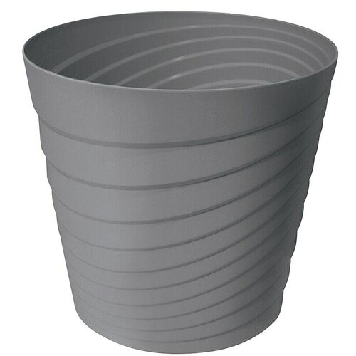  Cvetlični lonec Swing (Zunanje dimenzije (Ø x V): 17 cm x 13 mm, Plastika, Siva) Cene