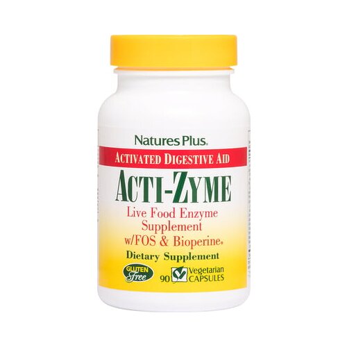 Nature&amp;#039;s Plus Acti-Zyme - 90 veg. kapsule Slike