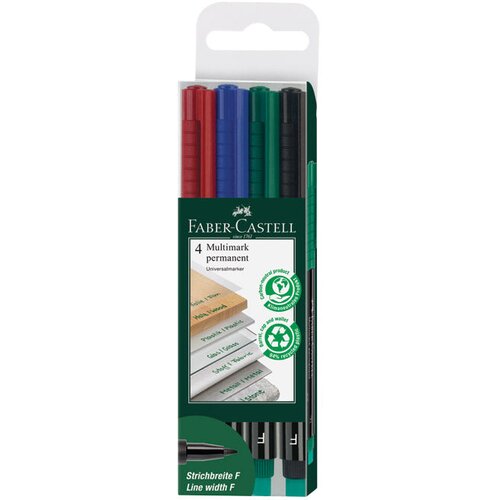 Marker PERMANENTNI 0,6MM MULTIMARK FABER CASTELL 151304/4BOJE Cene