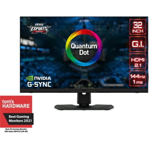 MSI Optix MPG321UR-QD 32" igralni monitor, UHD, IPS, 144hz, 1ms, HDR600, HDMI, DP, USB-C, USB, G-Sync - - 32 Cene