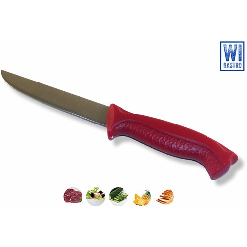 Wi Gastro nož za otkoščavanje 26/16cm l k - s s 45 crveni Slike