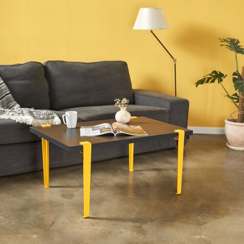 Woody Fashion Neda - AnthraciteYellow AnthraciteYellow Coffee Table Slike