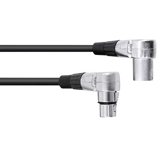 Omnitronic 30220630 XLR priklučni konektor [1x XLR vtič 3-polni - 1x XLR vtičnica 3-polna] 1.50 m črna, (20427893) Cene