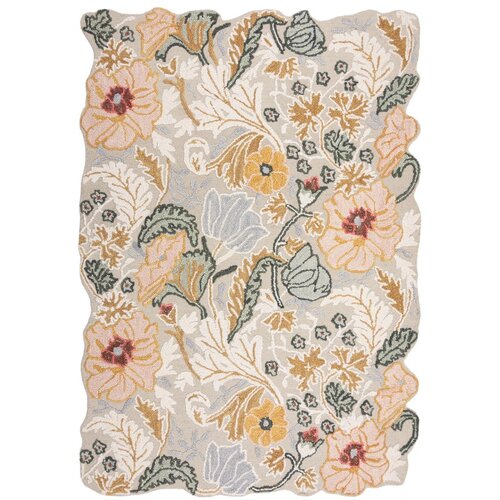 Flair Rugs Svijetlo ružičasti ručno rađen vunen tepih 200x290 cm Daphne Shaped Floral – Cijene