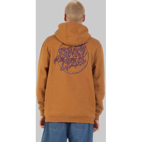Santa Cruz Scourge Dot Pulover s kapuco bronze Slike
