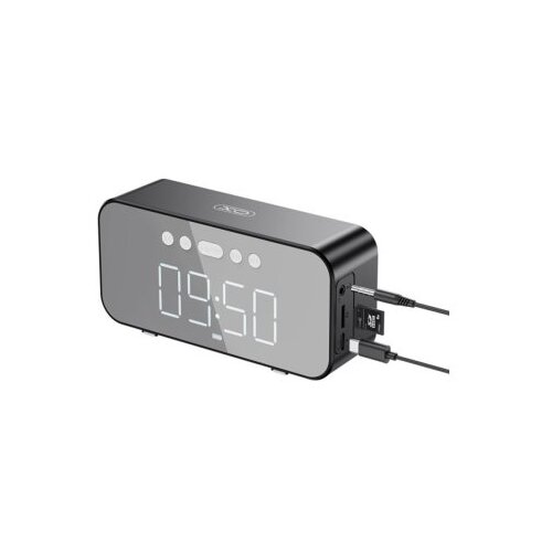 XO Wireless zvučnik F41 alarm sat Crni Cene