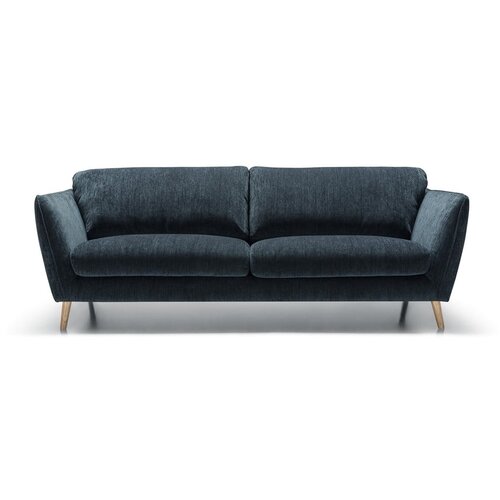 Sits Modra žametna sedežna garnitura 227 cm Stella – Cene