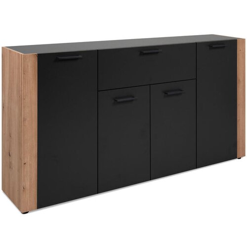 MID.YOU KOMODA, antracit, hrast artisan Cene