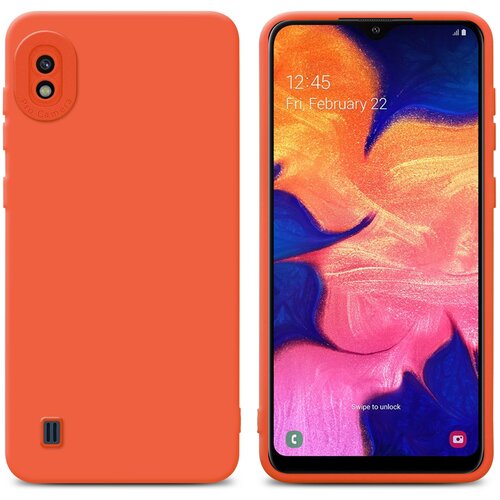  Ohišje, združljiv s Samsungom v tekočini Orange - Zaščitni pokrov iz fleksibilnega silikona TPU, (20603126) Cene