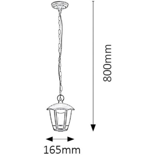 Rabalux visilica LED 8W Spoljna rasveta Slike