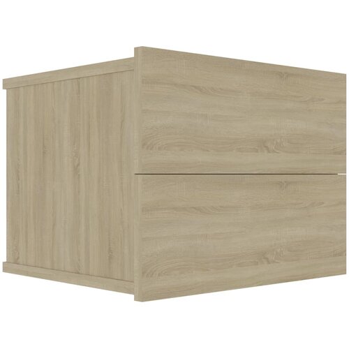  Noćni ormarići 2 kom boja hrasta 40x30x30 cm konstruirano drvo Slike