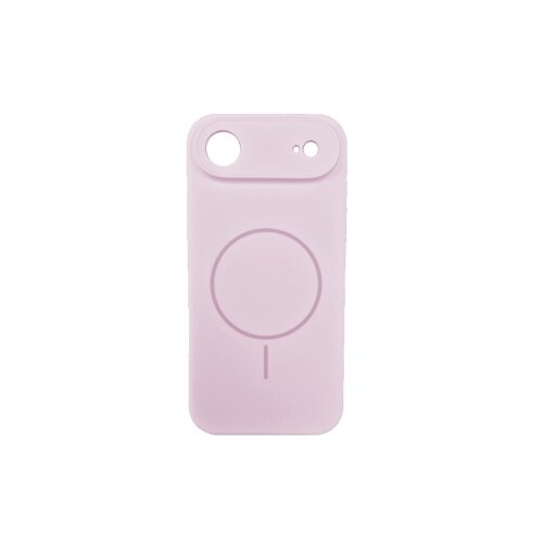  Silikonska futrola Magsafe LUX Iphone 17 Air PUDER ROZE Slike