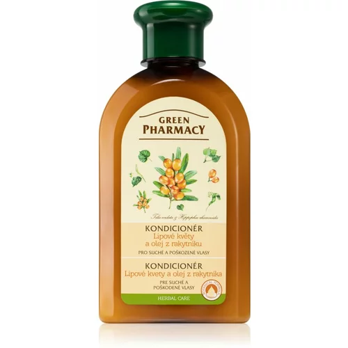 Green Pharmacy Herbal Care balzam za suhe in poškodovane lase 300 ml