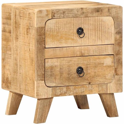 vidaXL Noćni ormarić 40x32x46 cm Puno drvo Grubo Mango Cijene