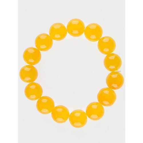 Yups Pearl bracelet on elastic yellow Slike